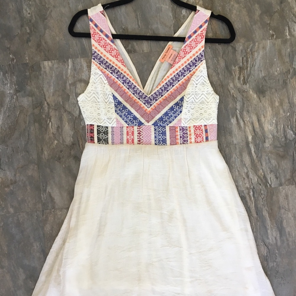 Multicolor patch style sundress